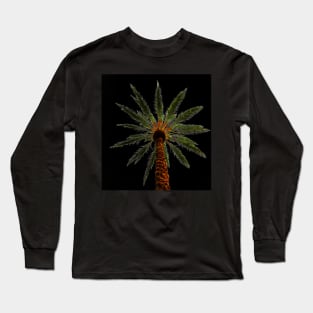 Night Palm Long Sleeve T-Shirt